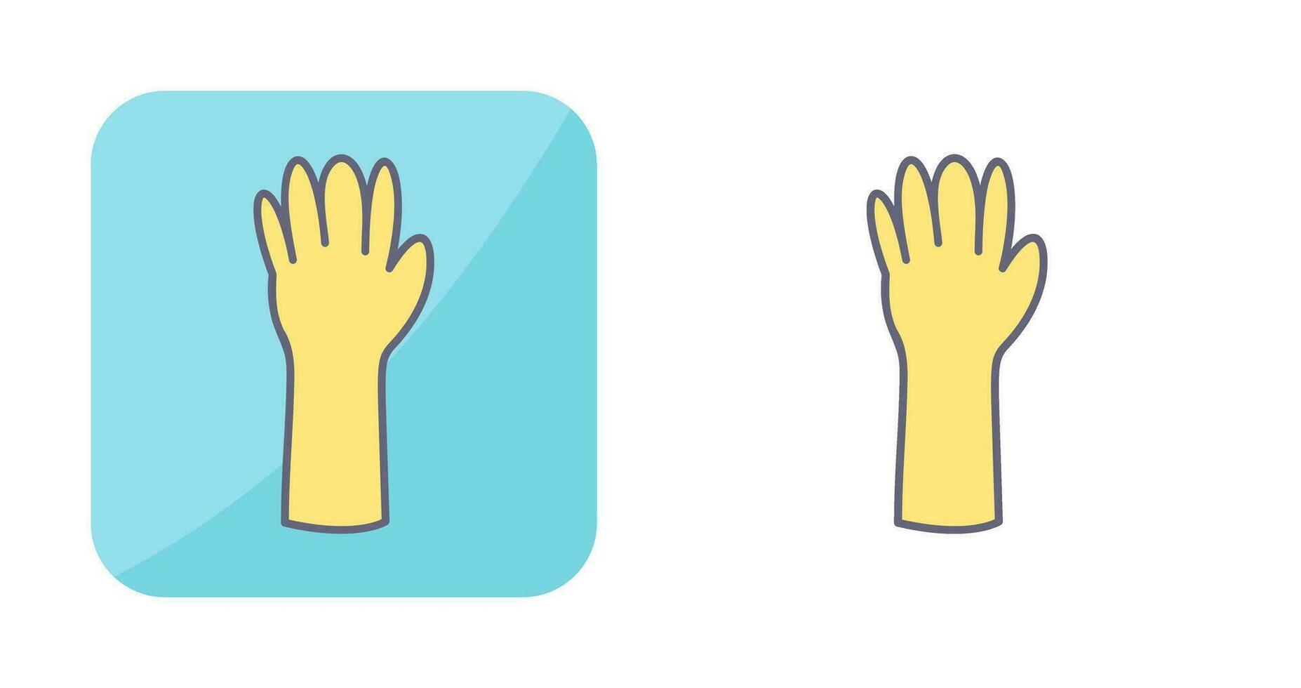 Unique Gloves Vector Icon