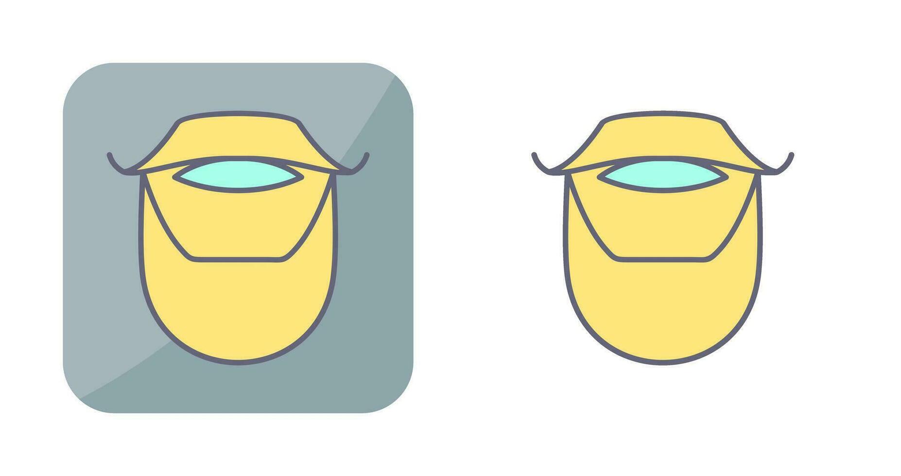 Beard and Moustache Vector Icon