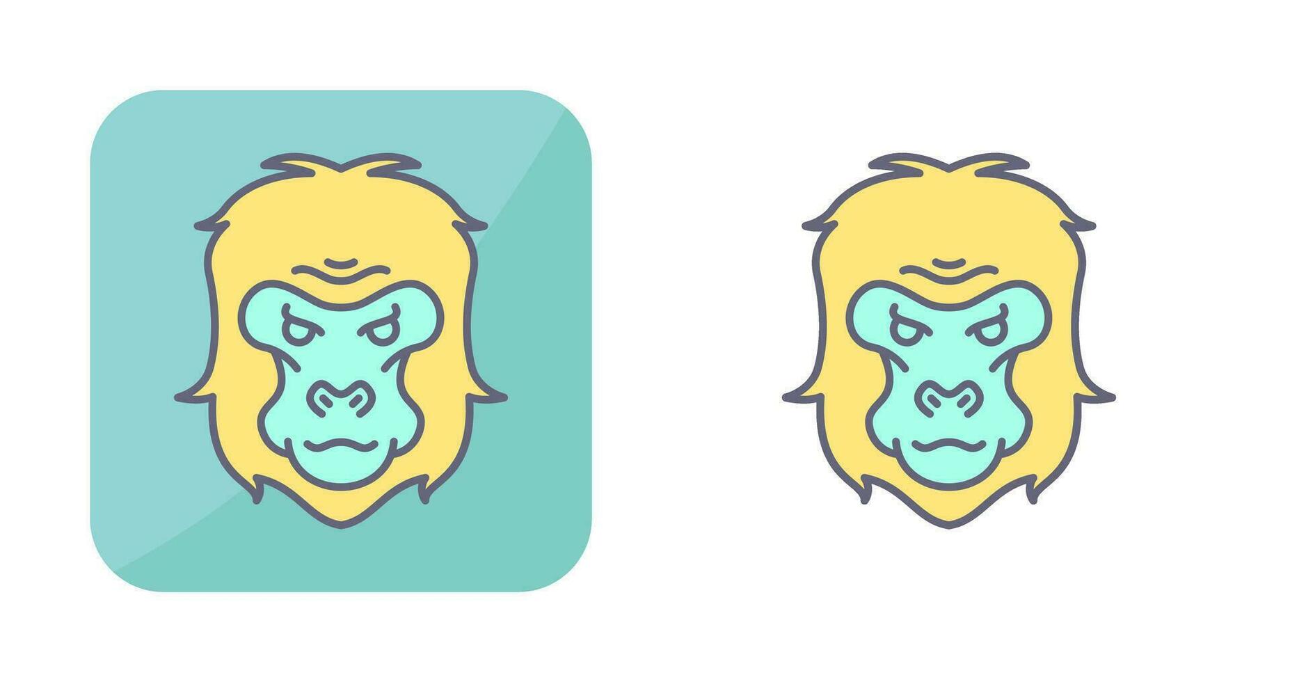 Gorilla Vector Icon