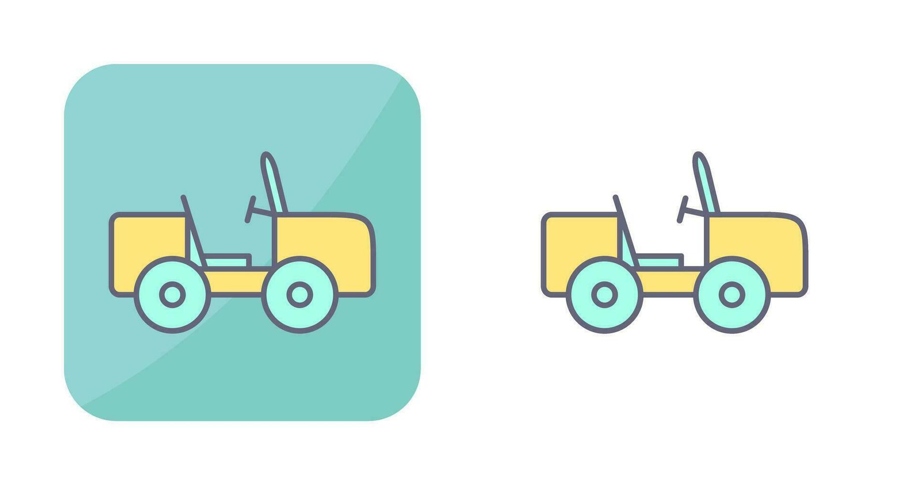 Safari Jeep Vector Icon
