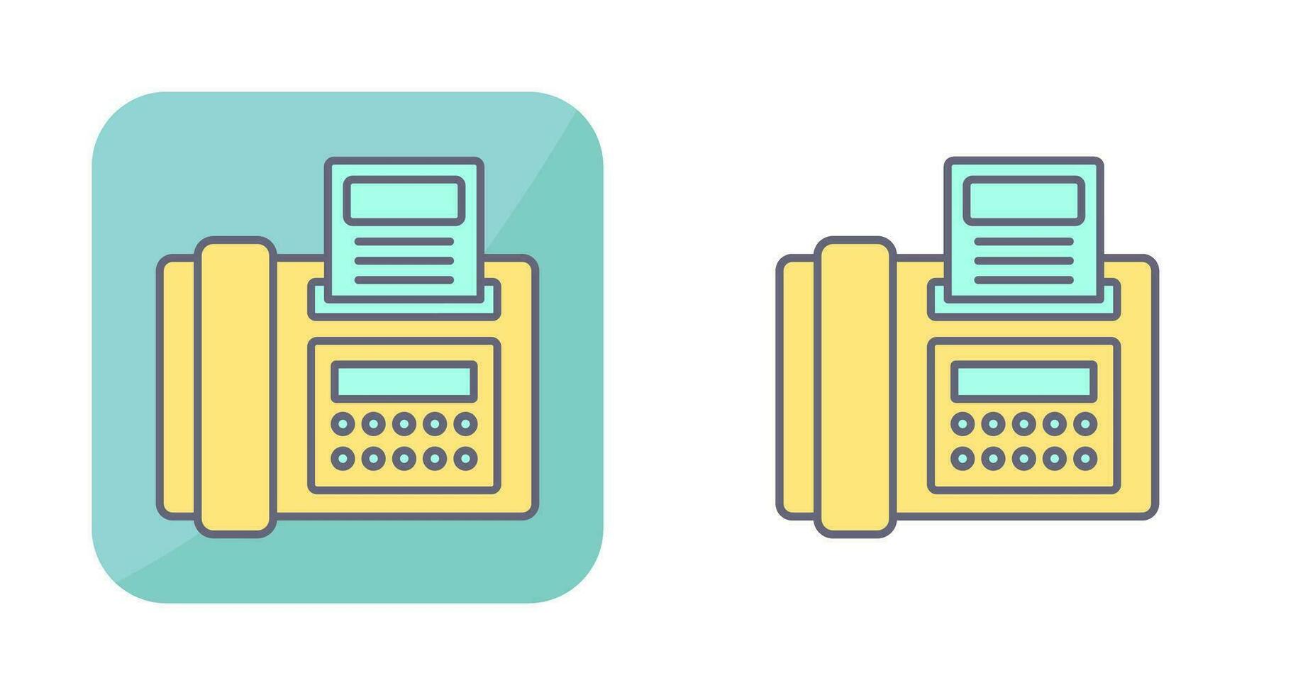 Fax Vector Icon