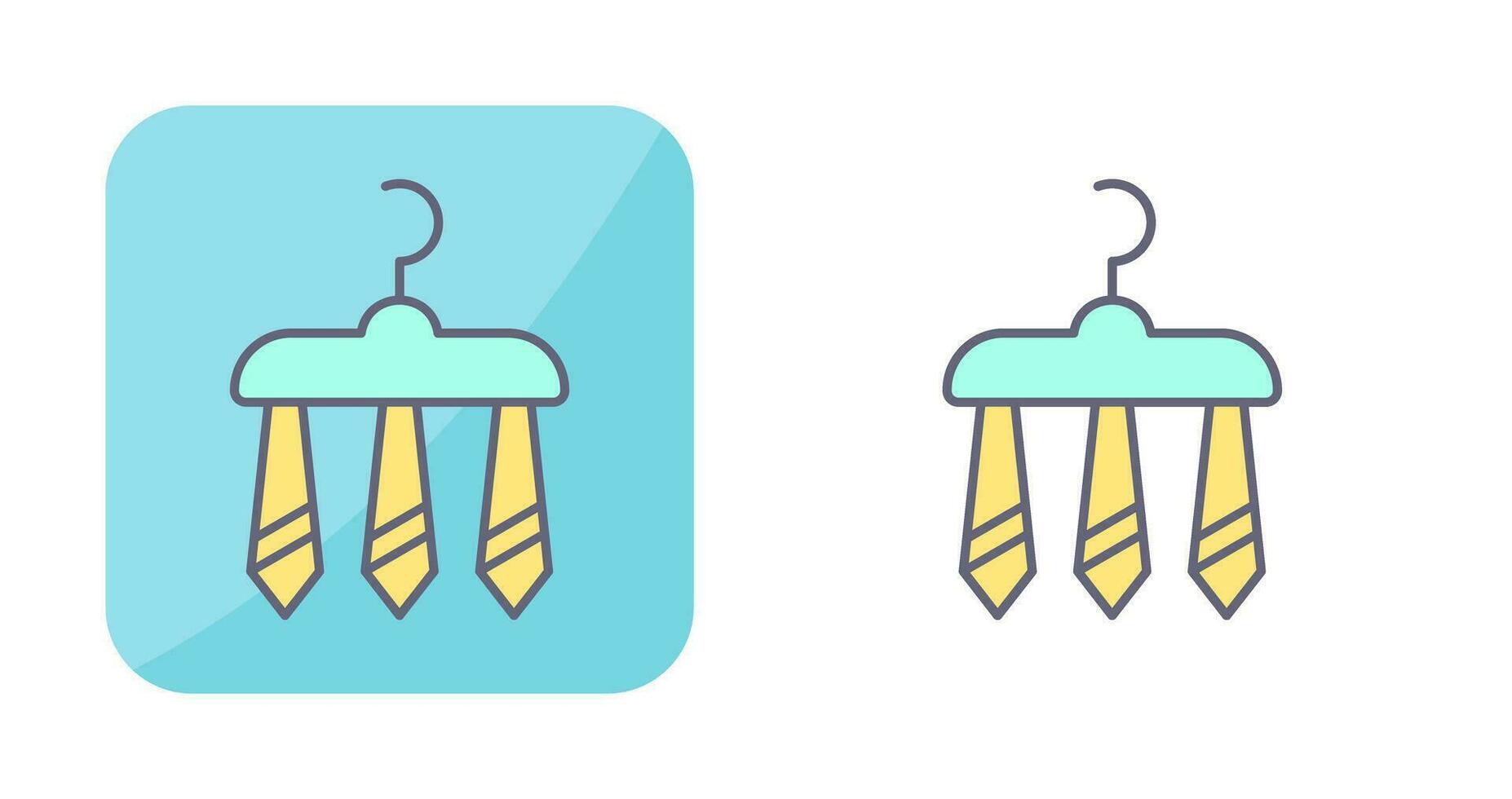 Three Ties Vector Icon