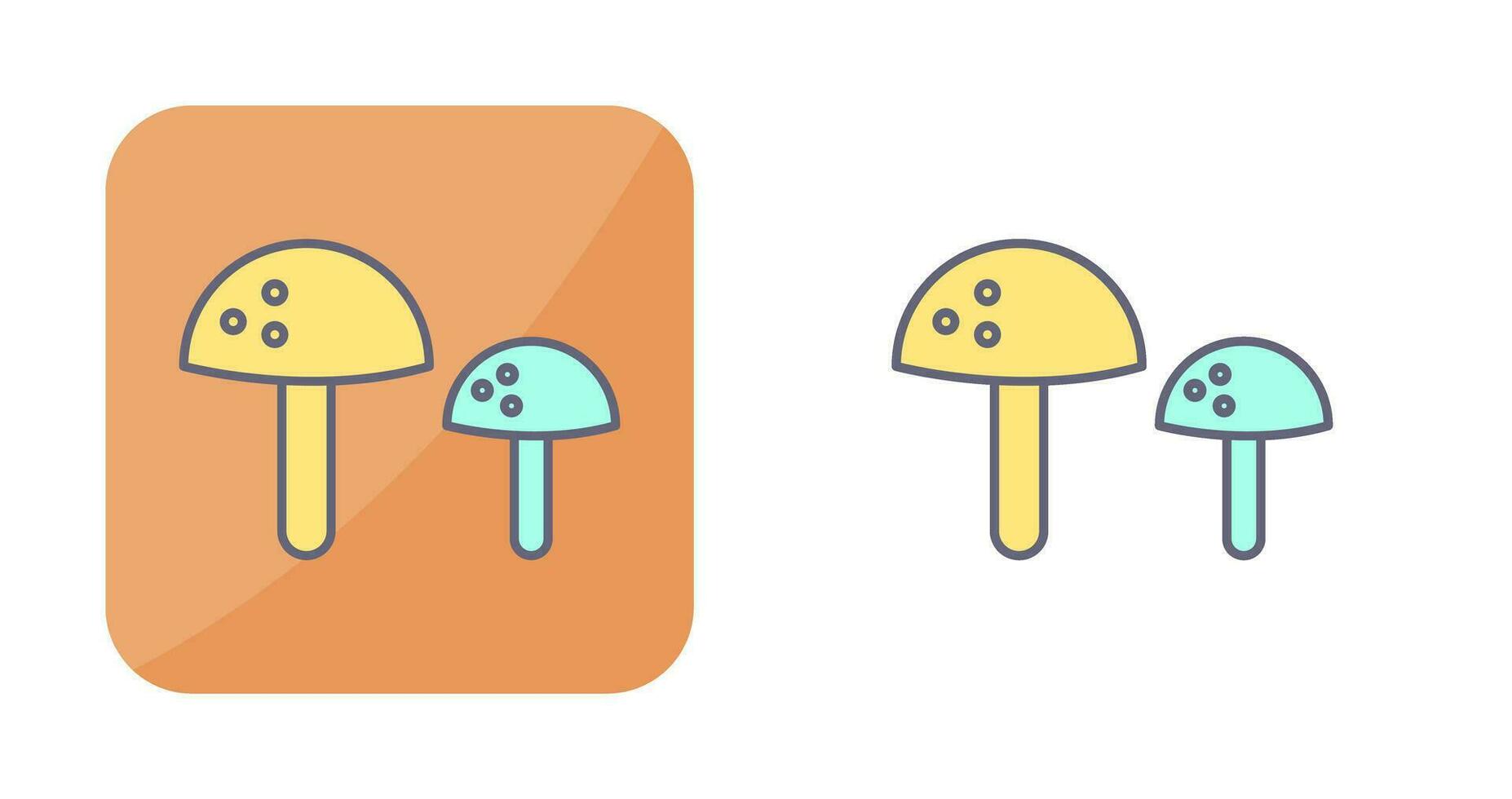 Mushrooms Vector Icon