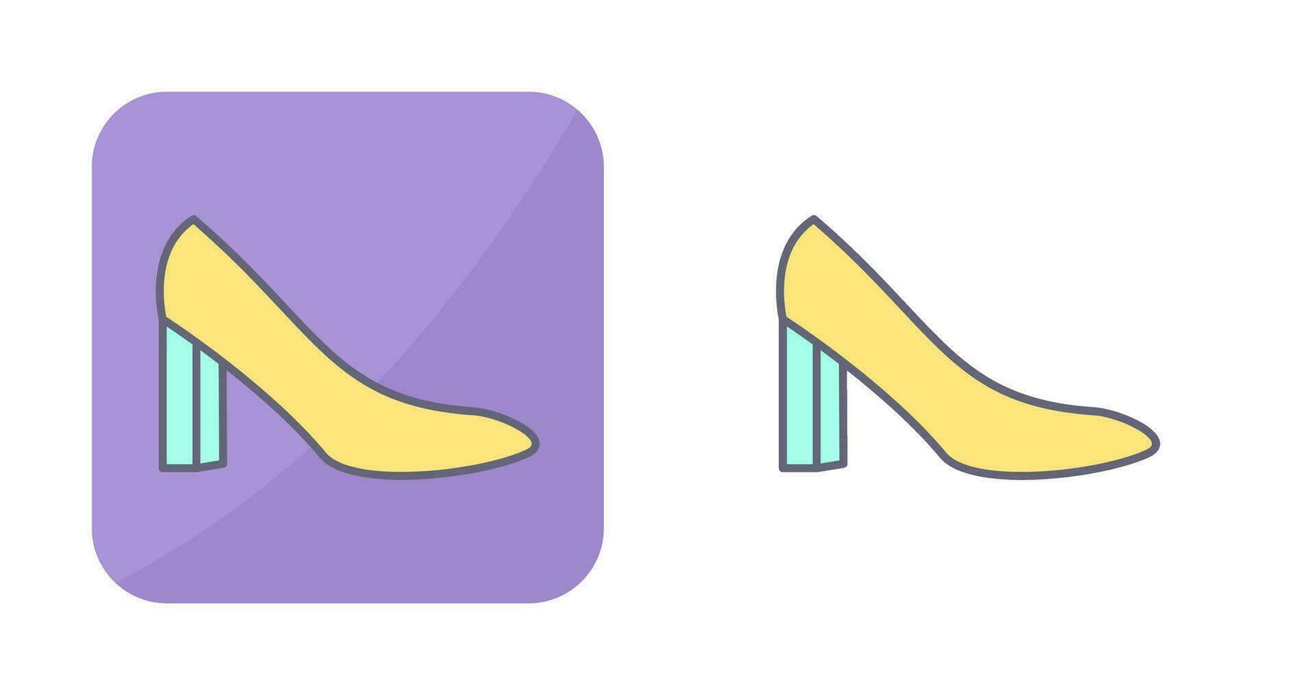 icono de vector de tacones