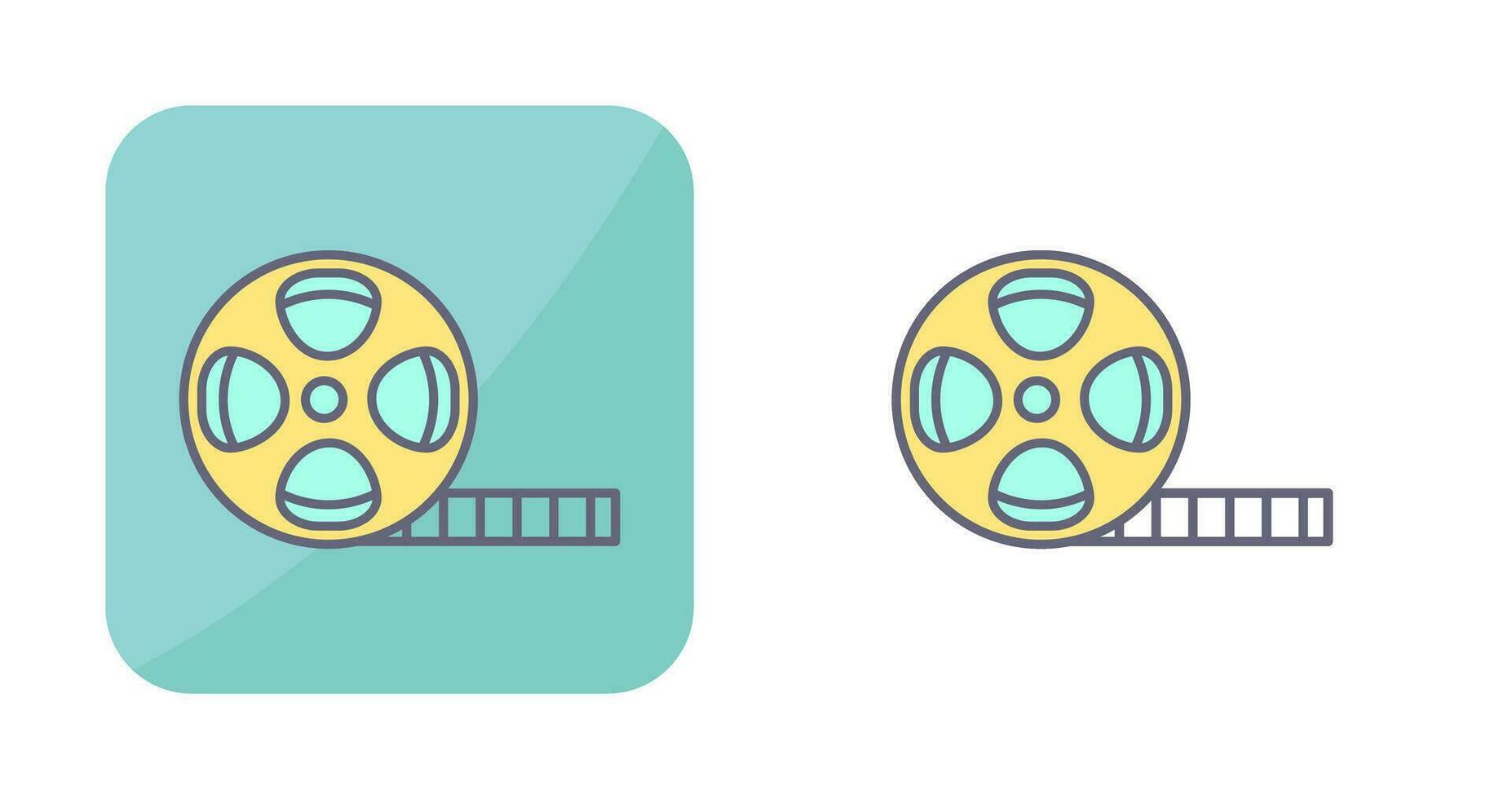 Film Reel Vector Icon