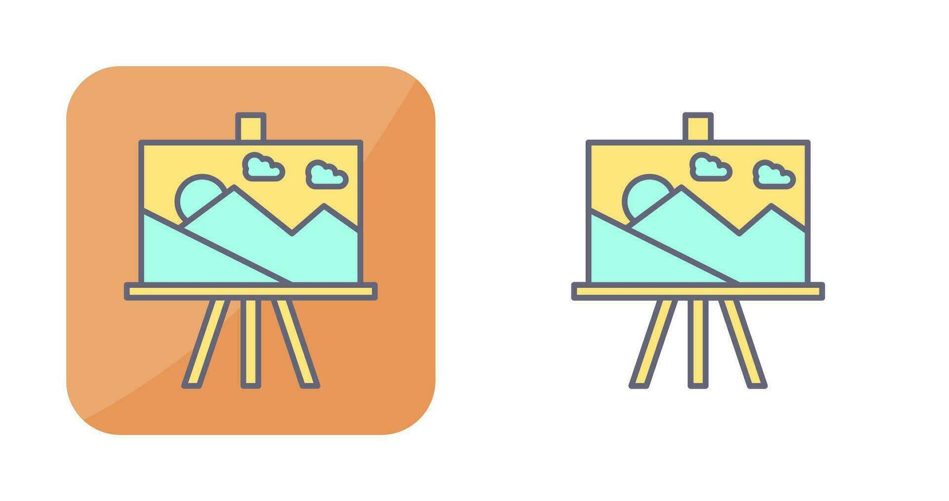 Canvas Vector Icon