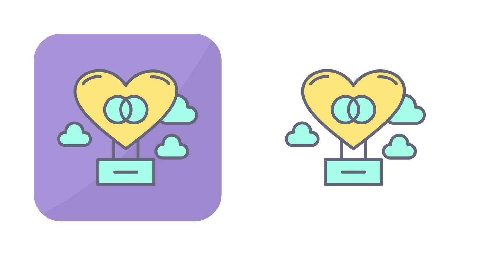 Hot Air Balloon Vector Icon