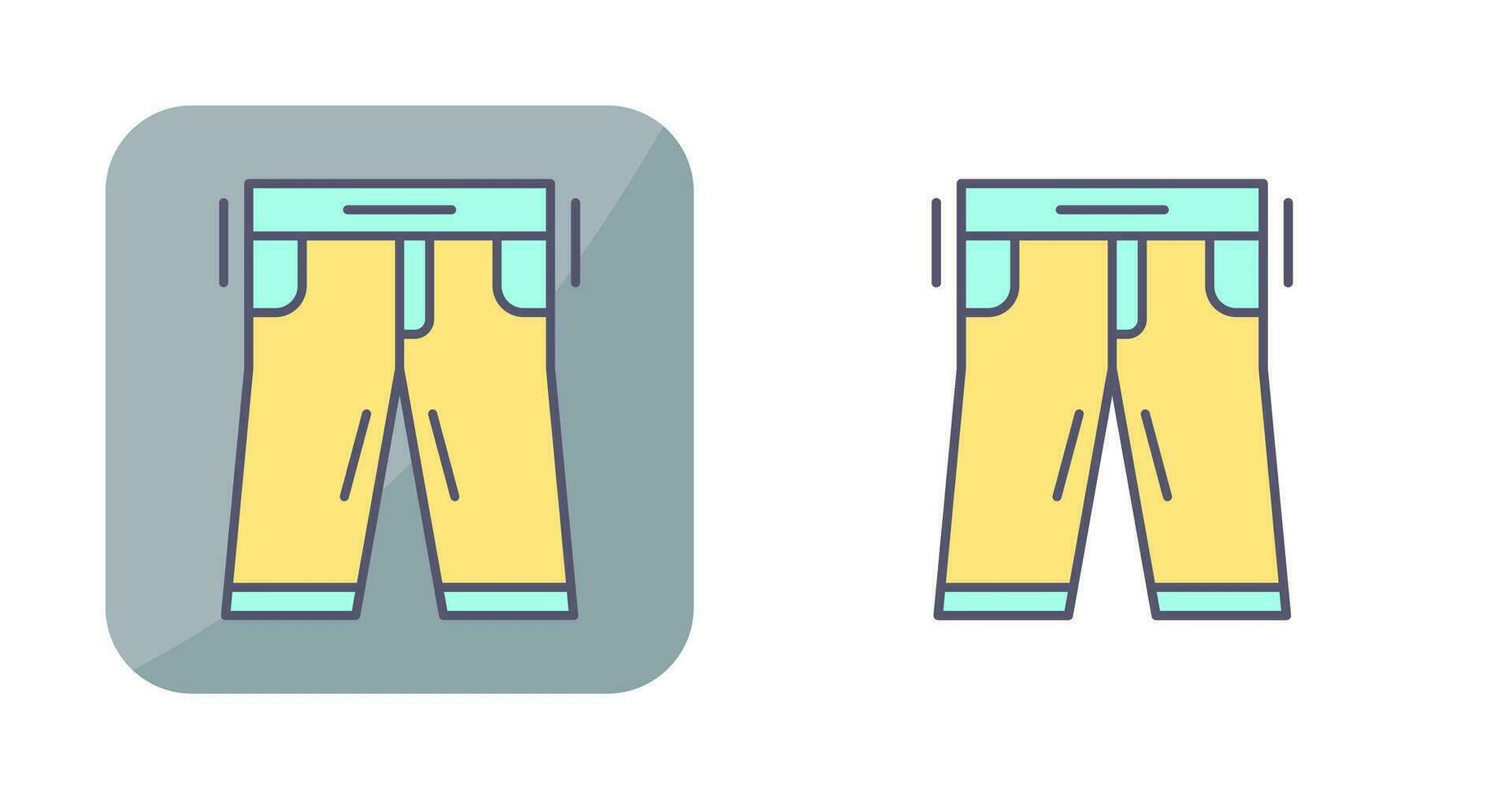 icono de vector de pantalones