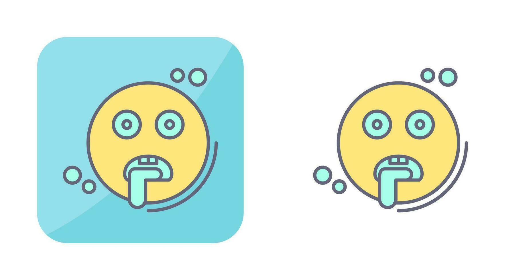 Drooling Vector Icon