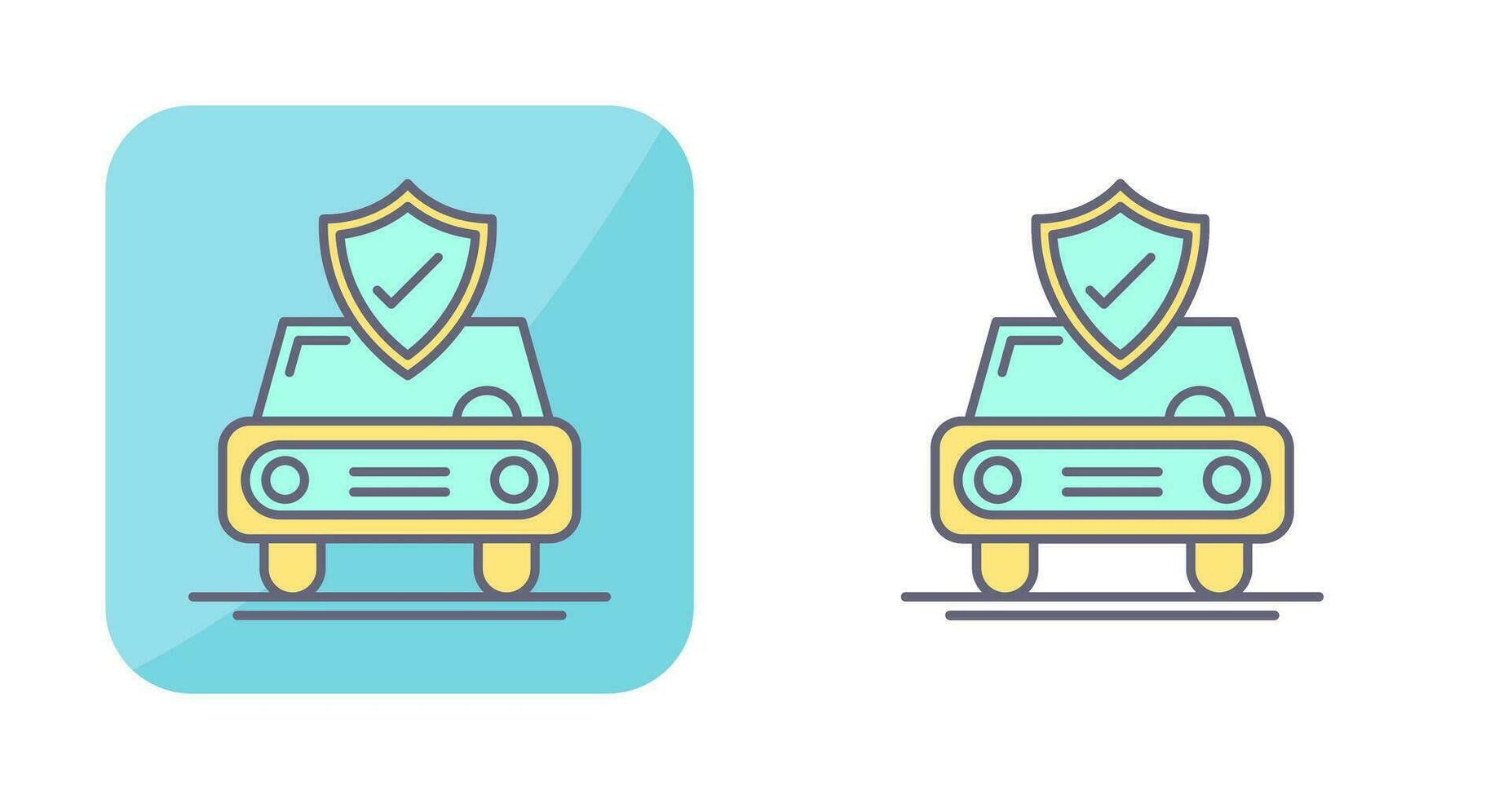 Car Protection Vector Icon