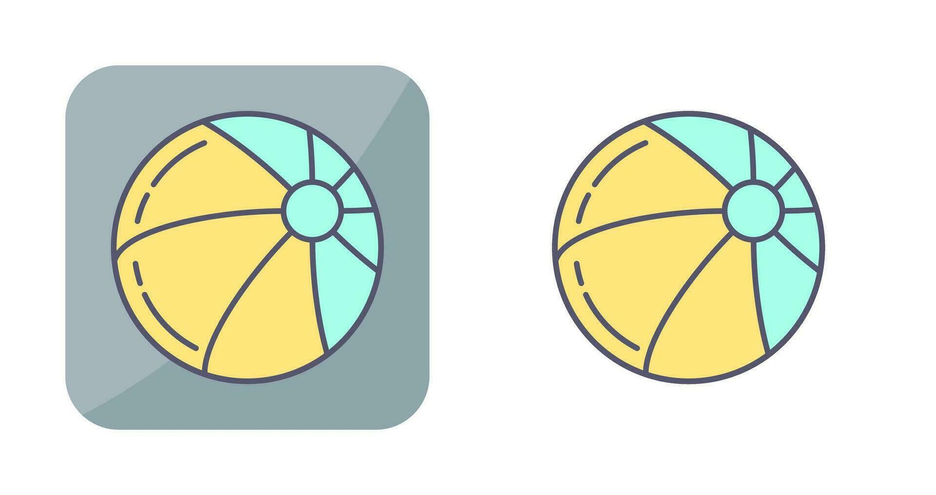 Beach Ball Vector Icon