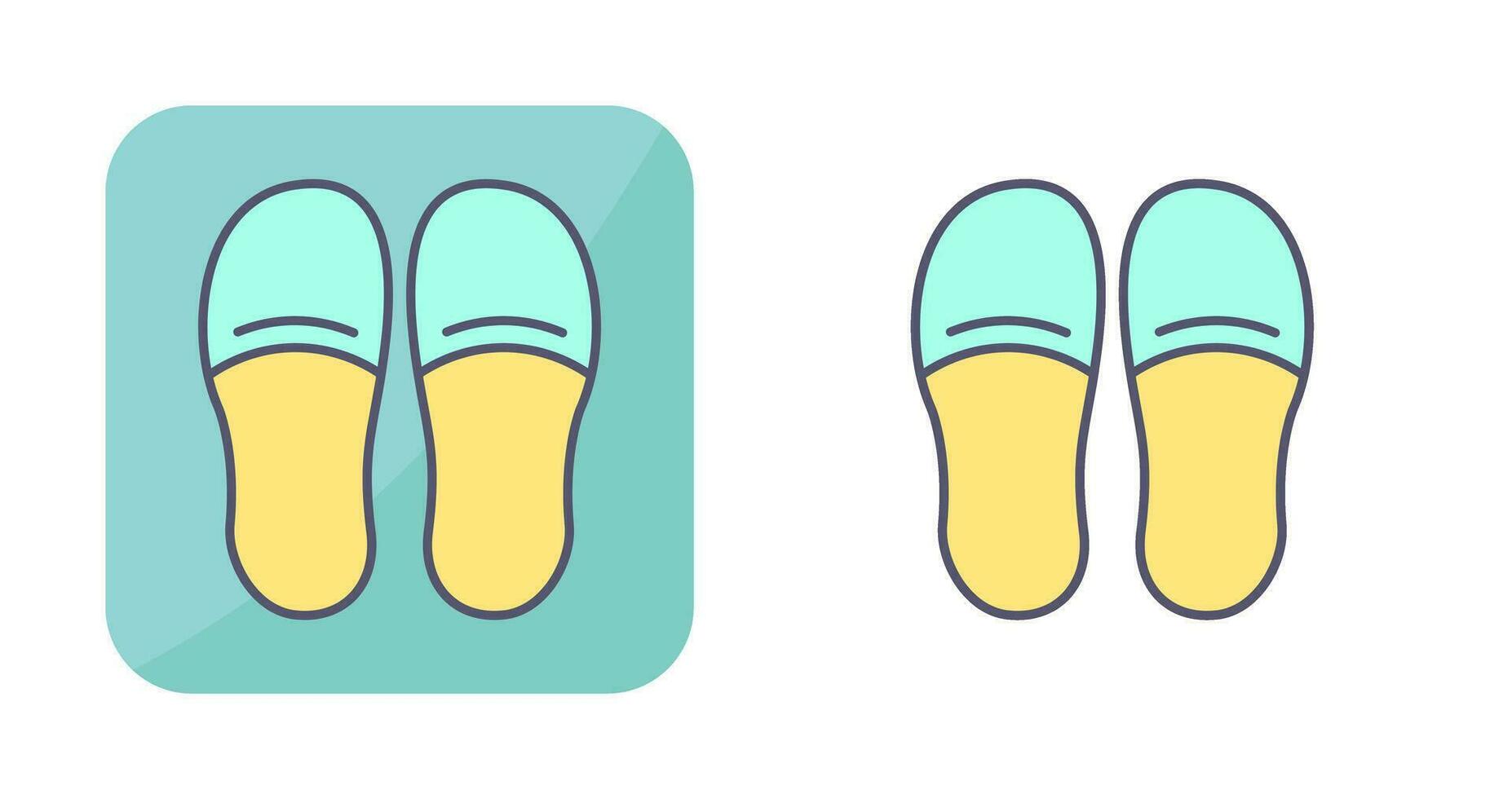 Slippers Vector Icon