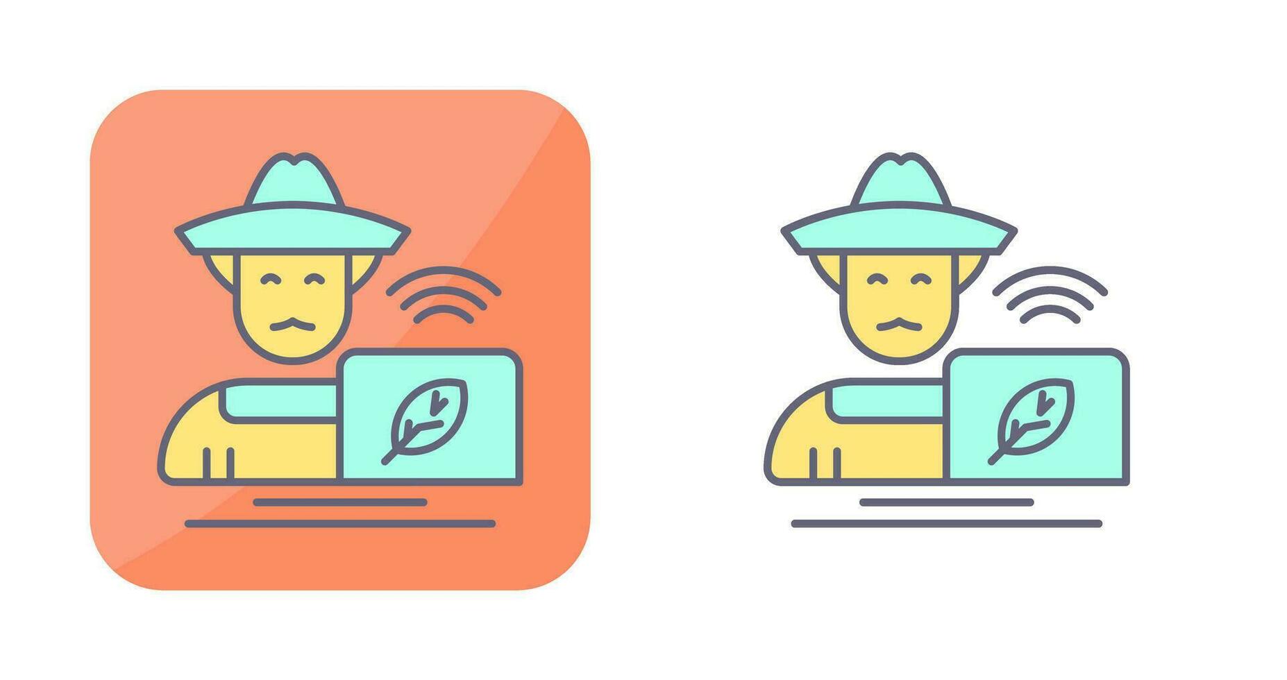 Farmer Vector Icon