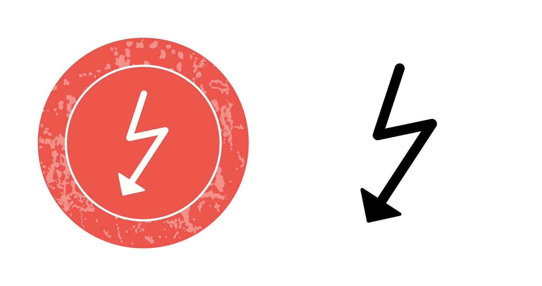 Unique Flash Vector Icon