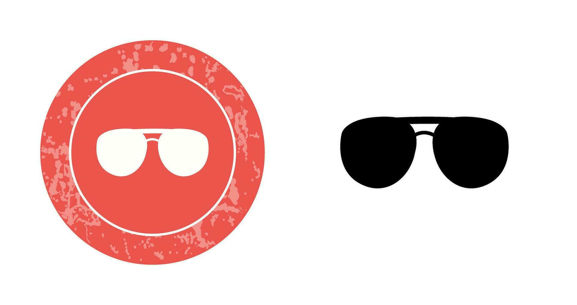 Unique Glasses Vector Icon