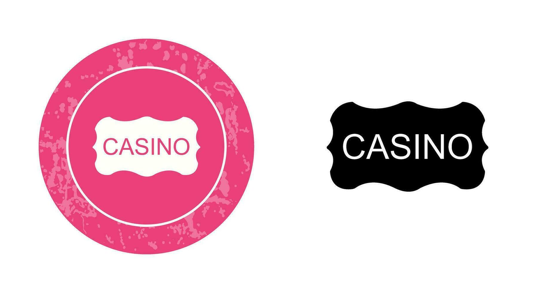 Casino Sign Vector Icon