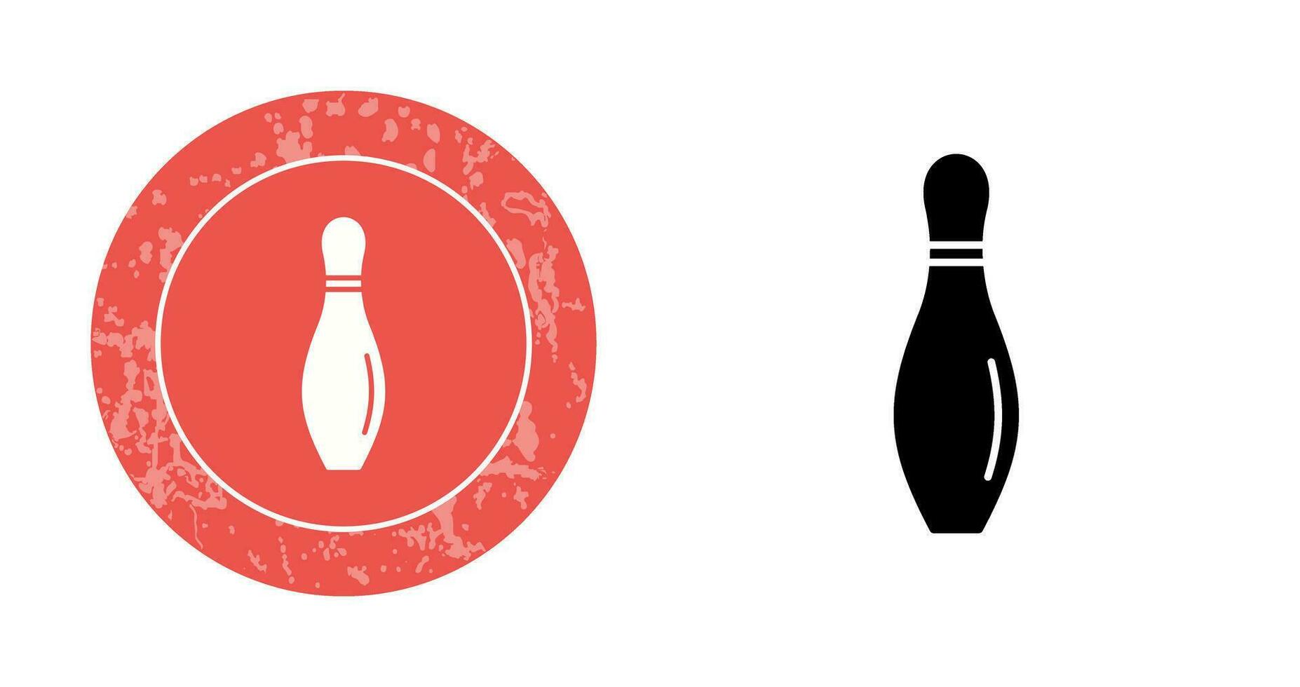 Bowling Pin Vector Icon