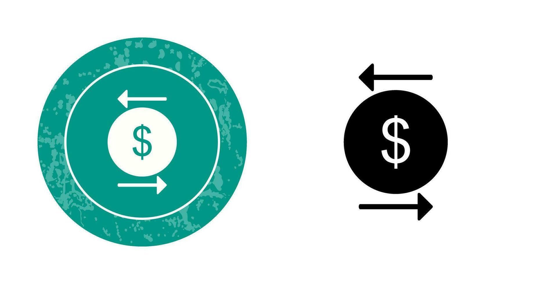 Unique Transcation Vector Icon