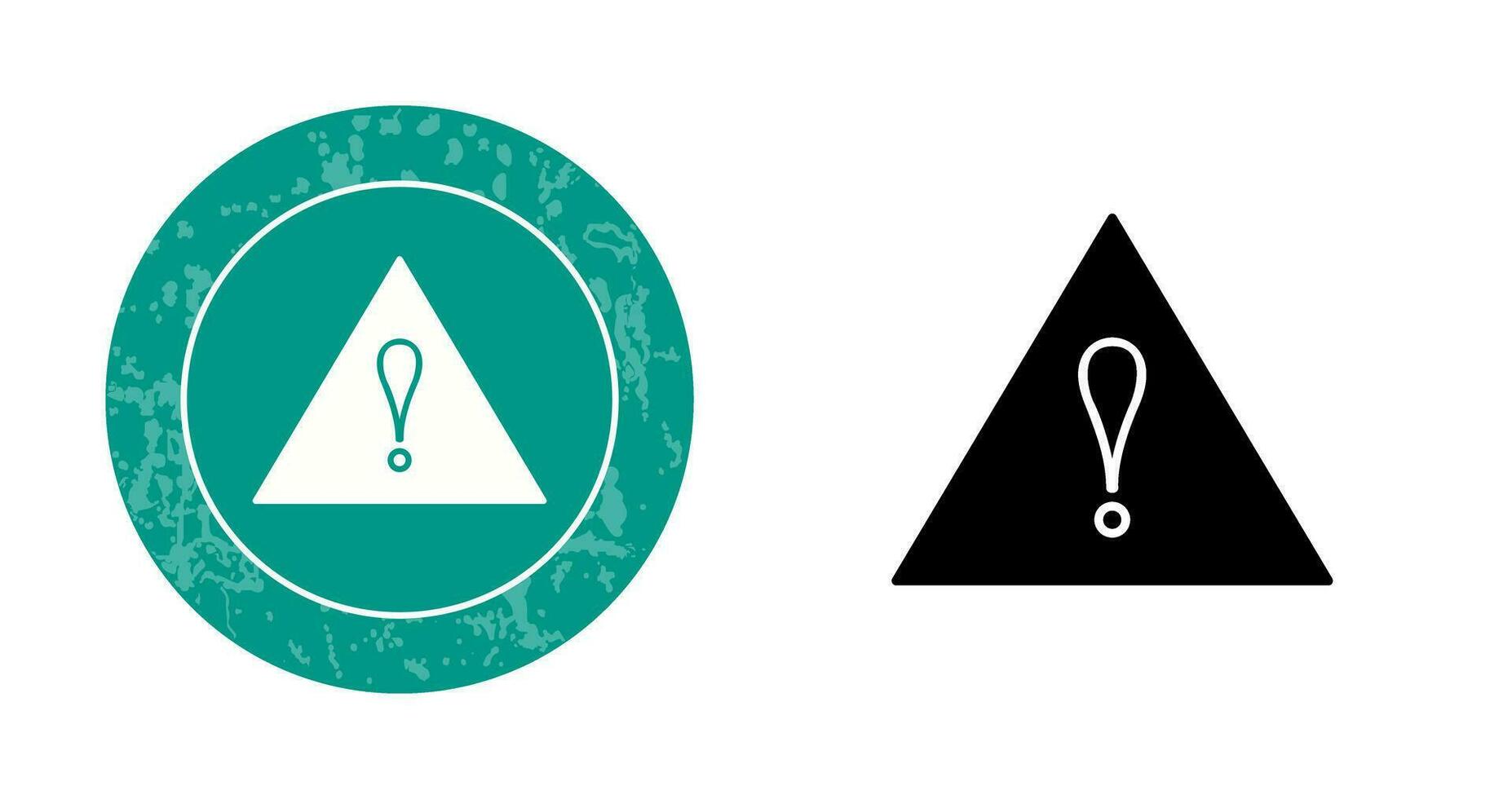 Unique Alert Vector Icon