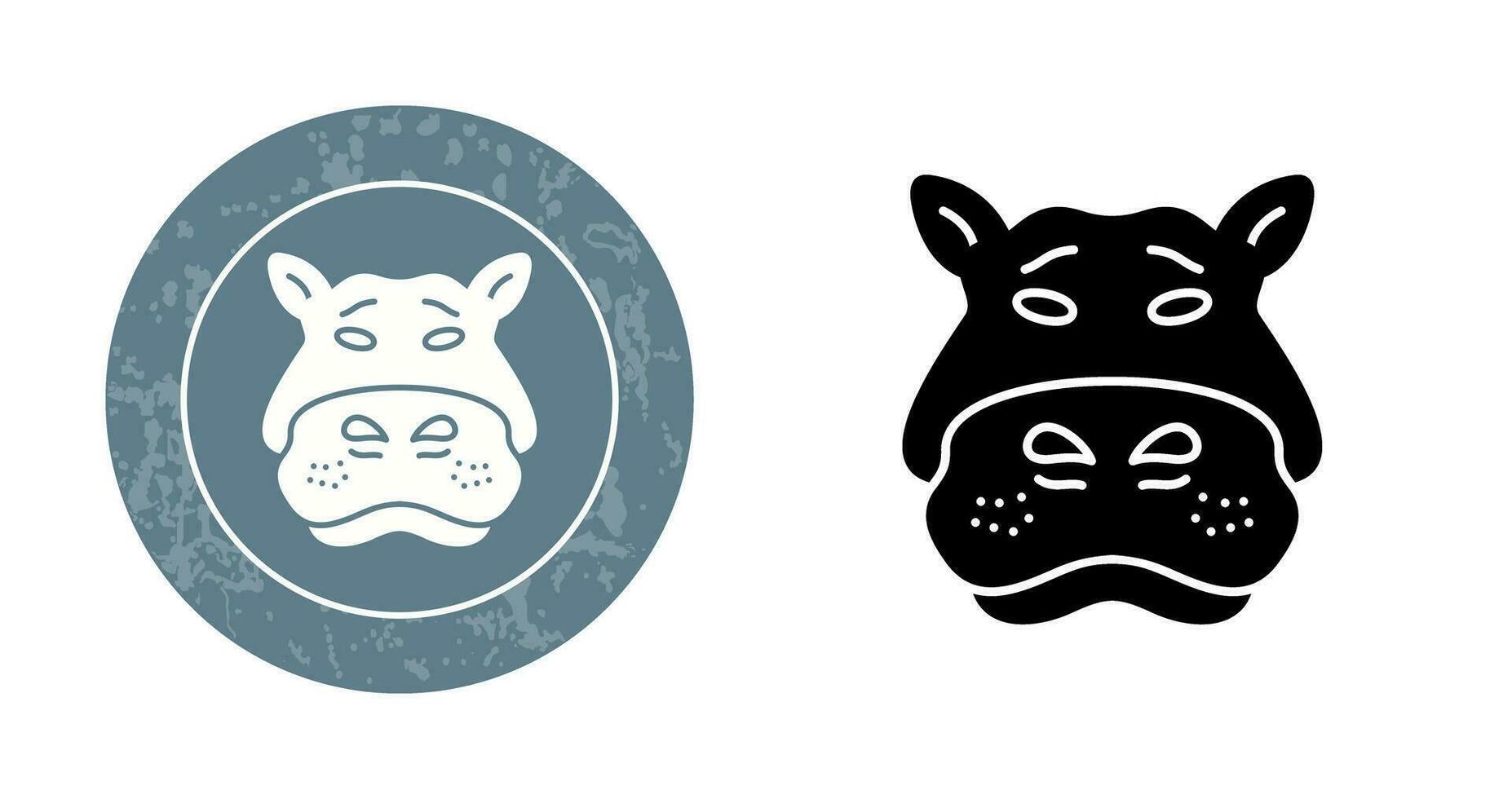 Hippo Vector Icon