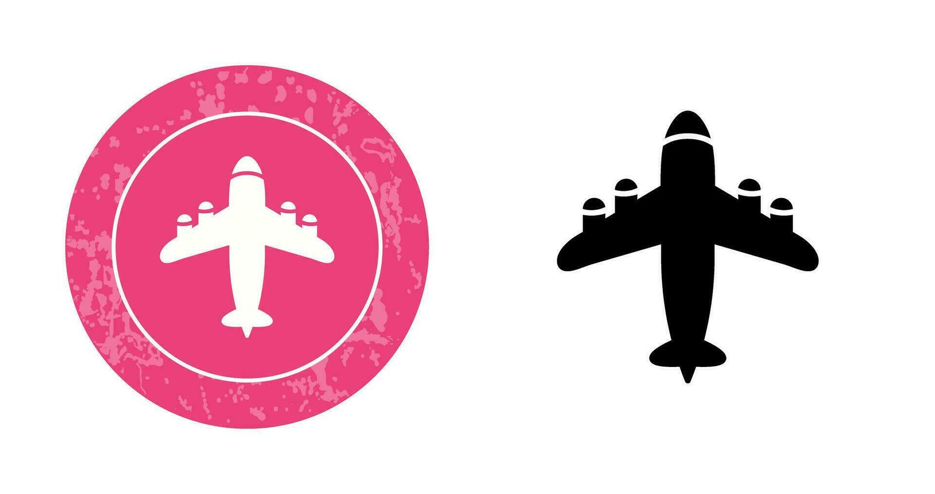 Flying Airplane Vector Icon