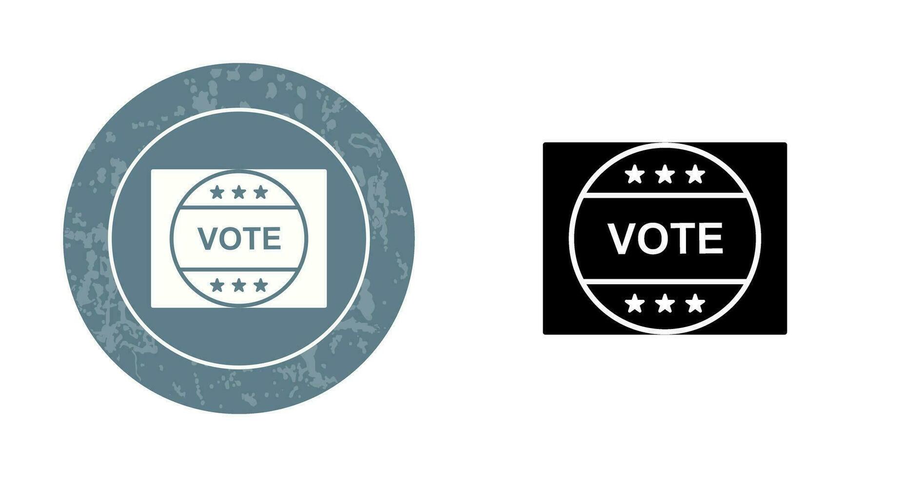Vote Sticker Vector Icon