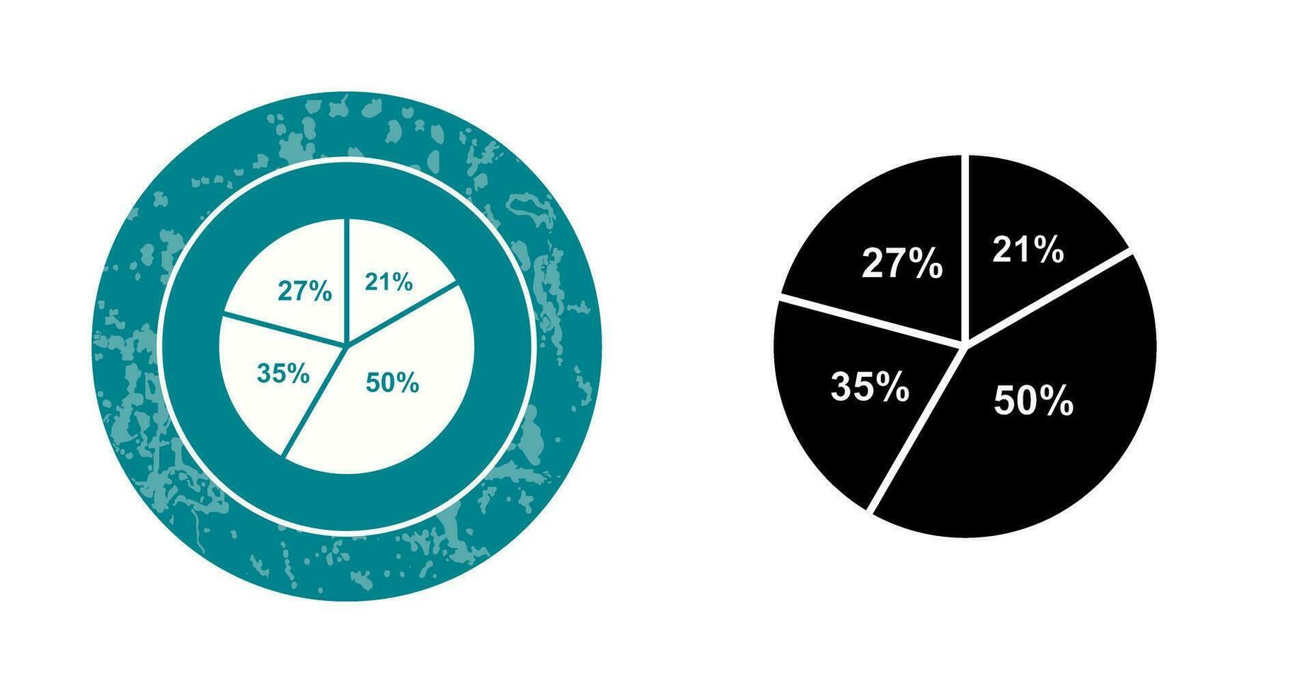 Pie Chart Vector Icon