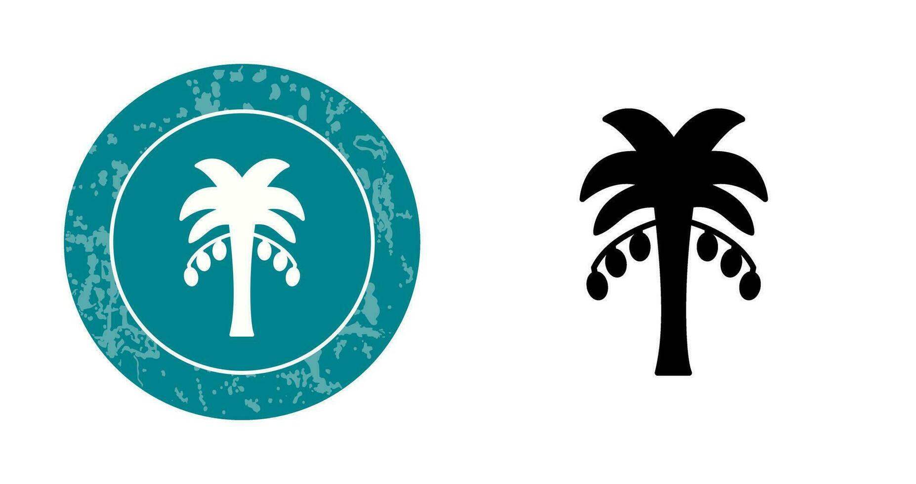 Coconut trees Vector Icon