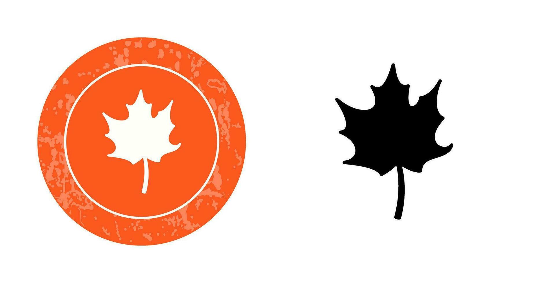 Autumn Leaf Vector Icon