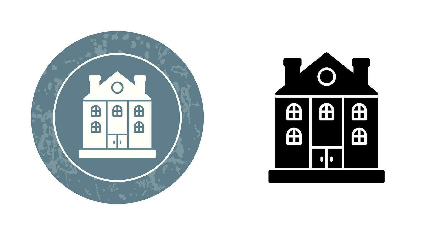 Mansion Vector Icon
