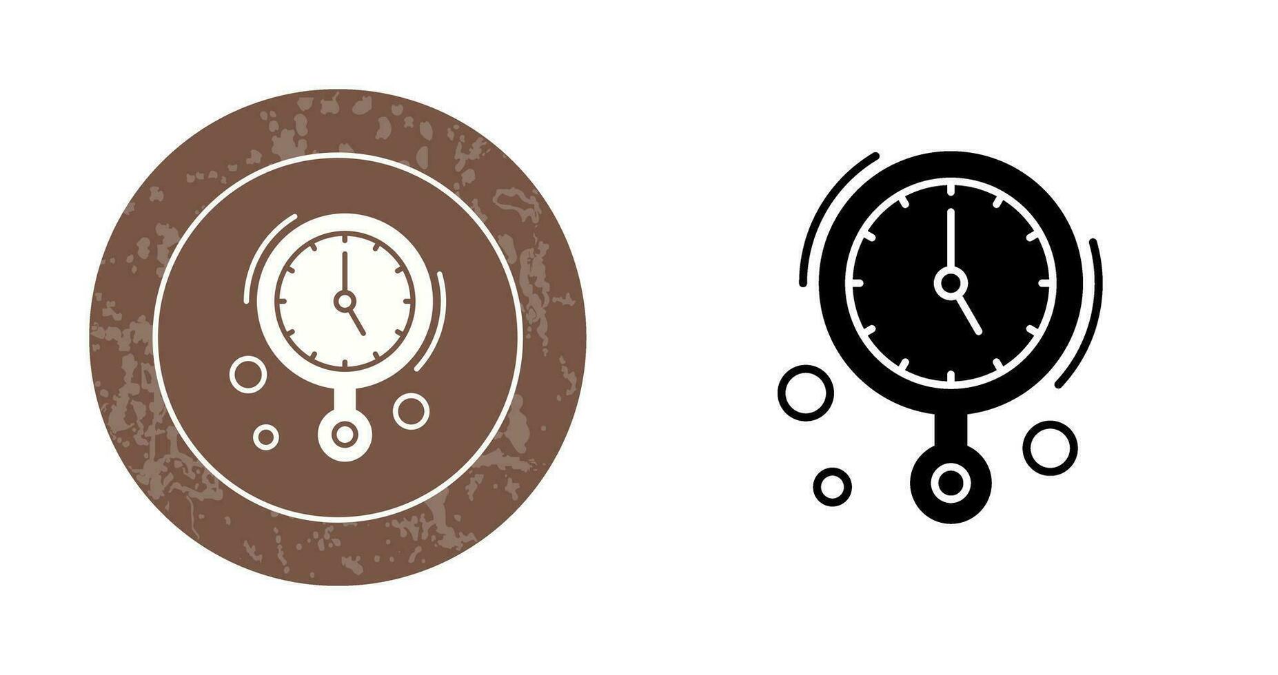 Wall Clock Vector Icon