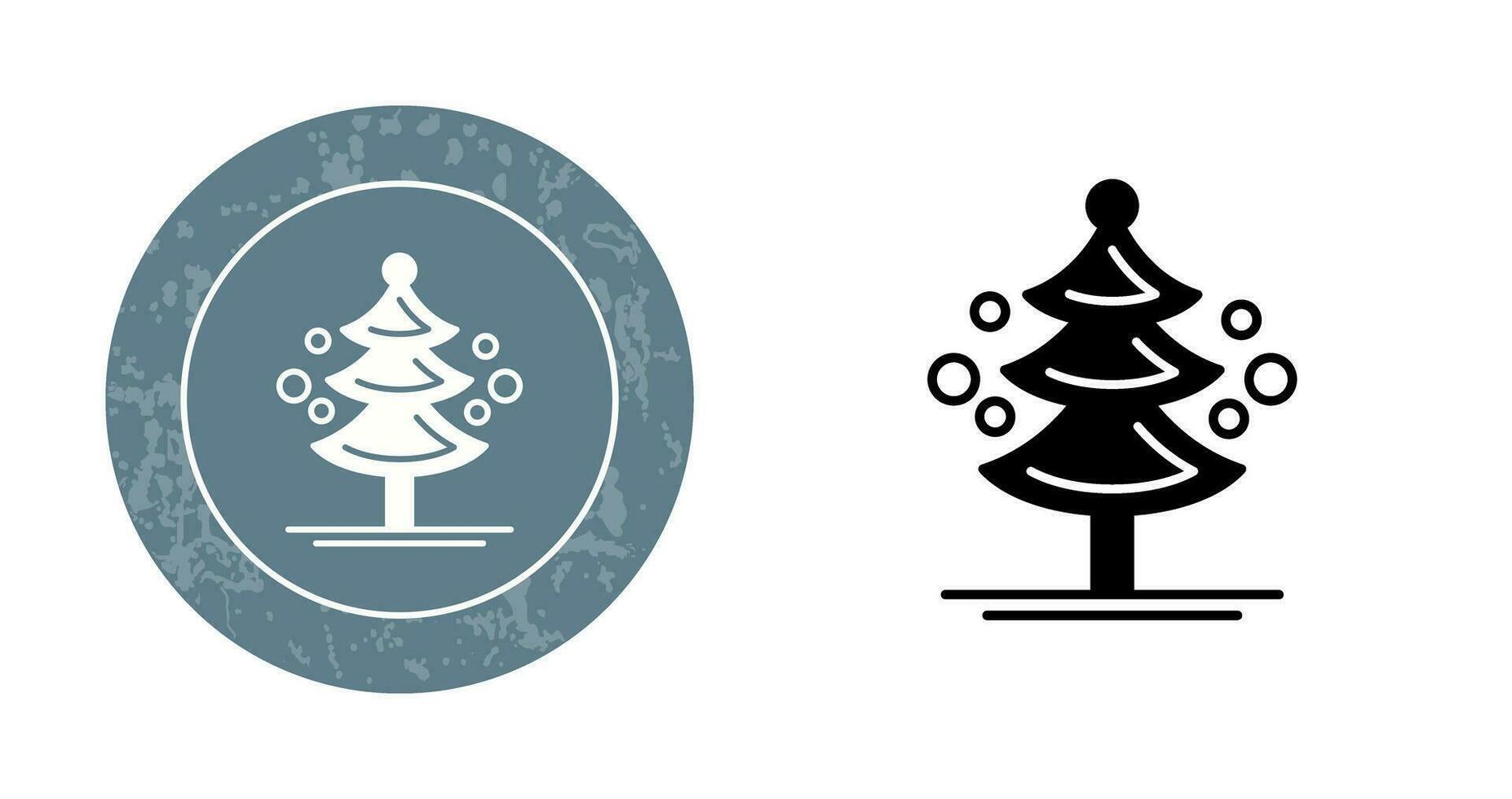 icono de vector de árbol de pino