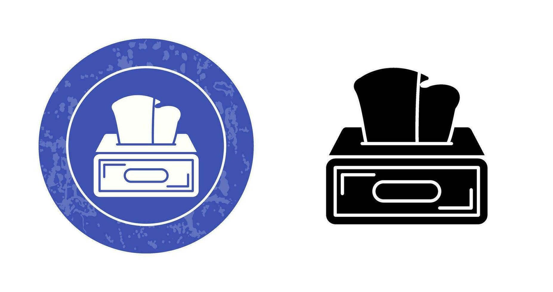 Tissue Box Vector Icon
