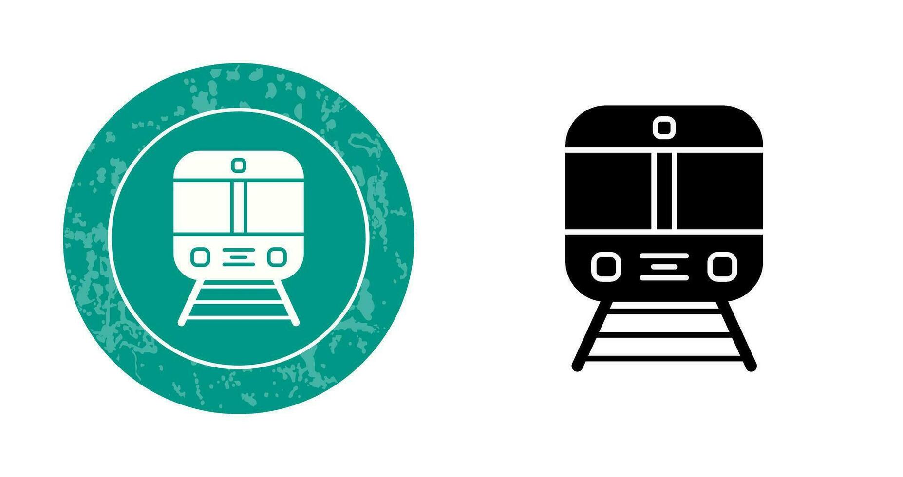 icono de vector de tren