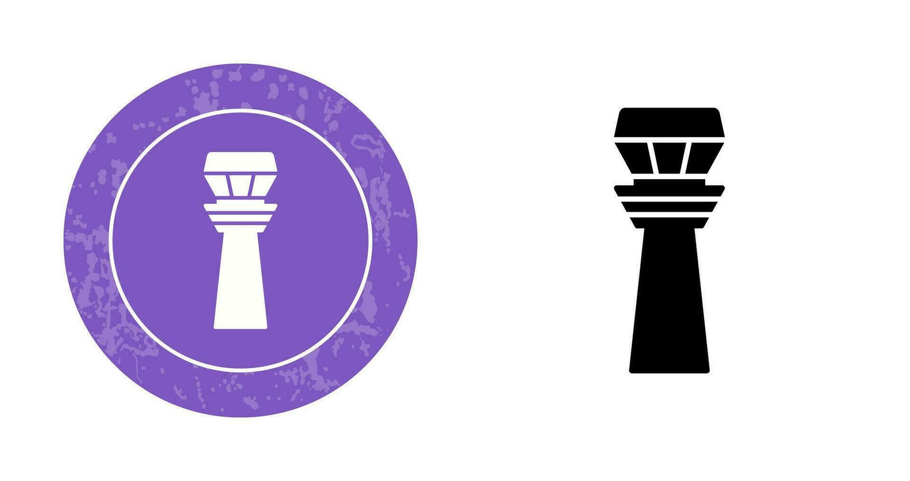 Control Tower Vector Icon