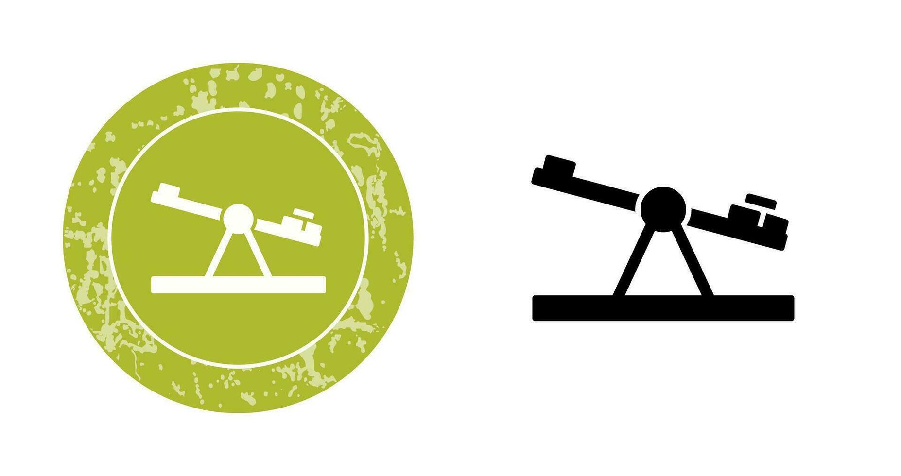 Seesaw Vector Icon