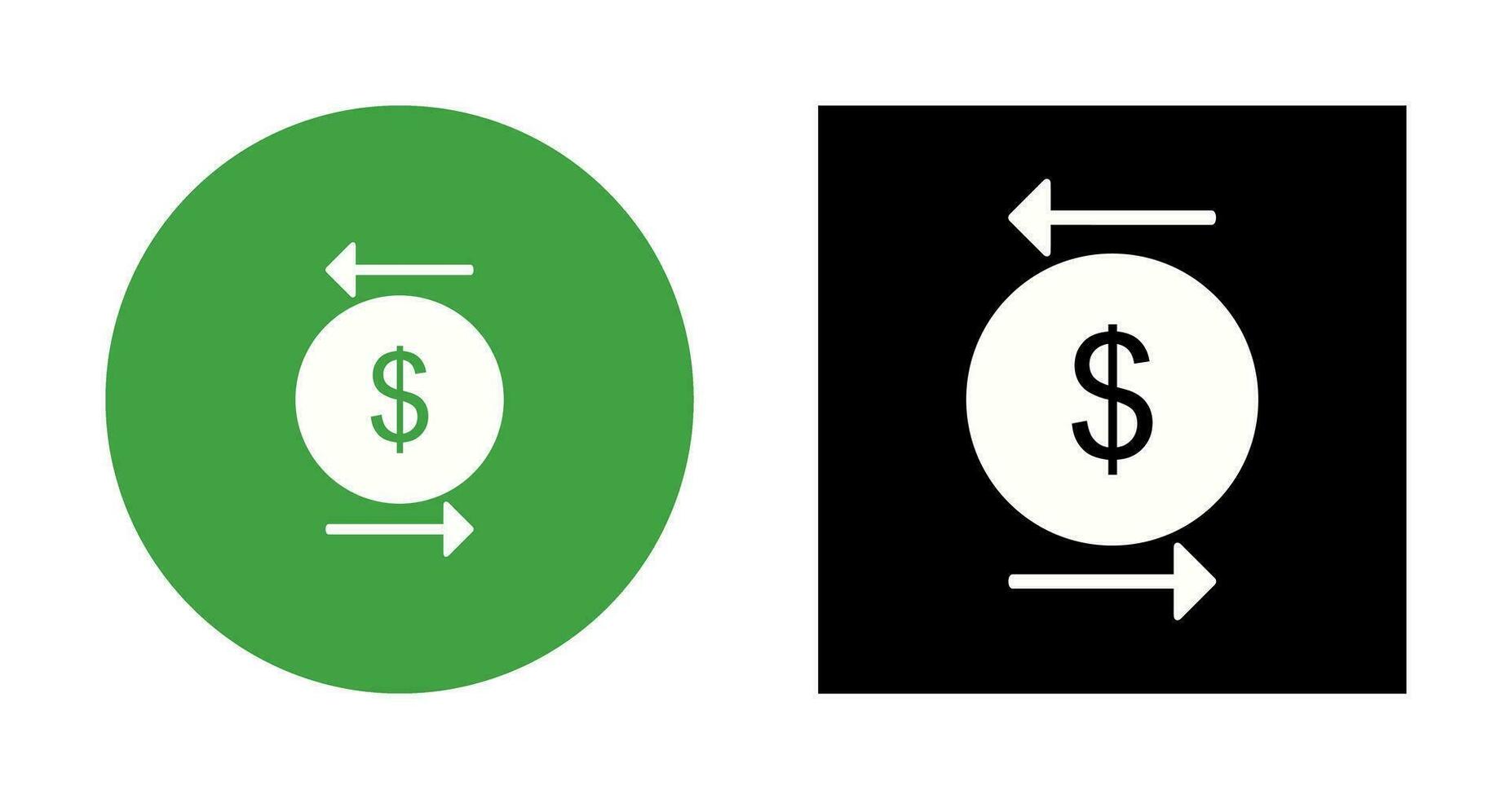 icono de vector de transación único