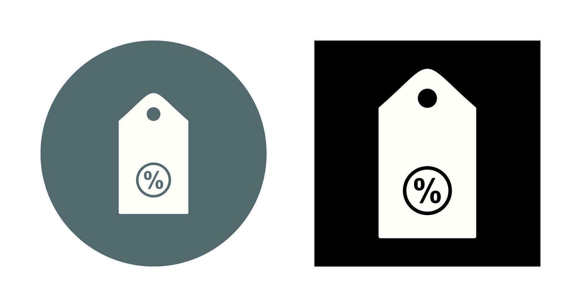 Unique Discount Tag II Vector Icon