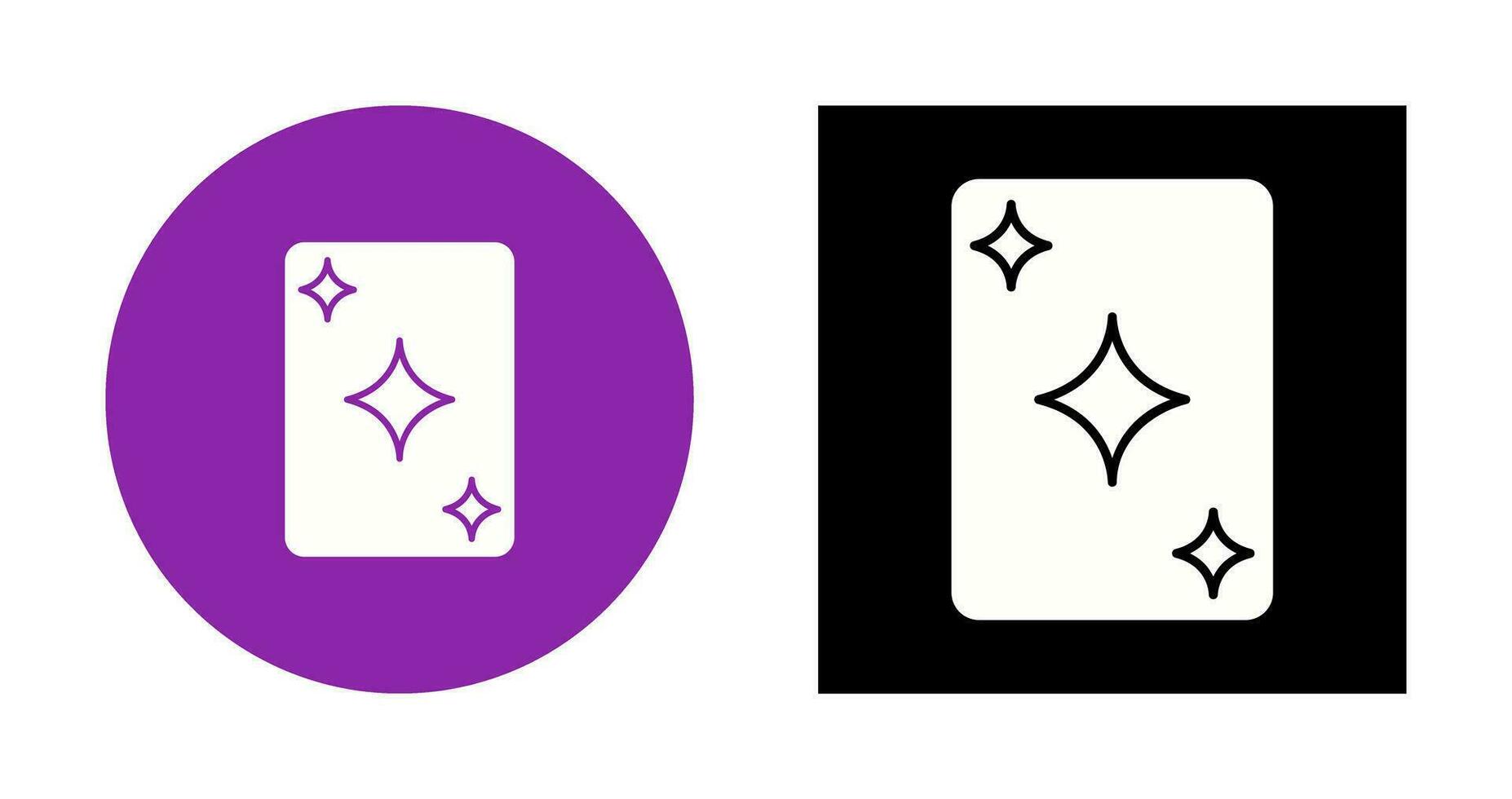 Unique Card Vector Icon