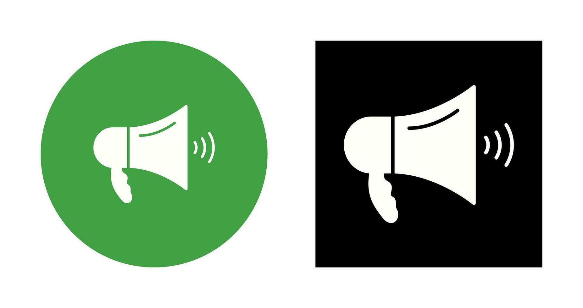 Unique Megaphone Vector Icon