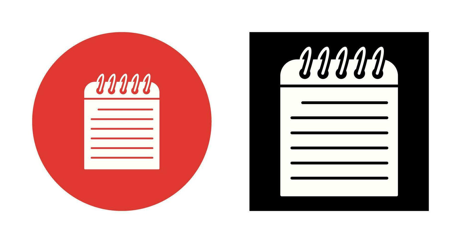 Unique Note Vector Icon