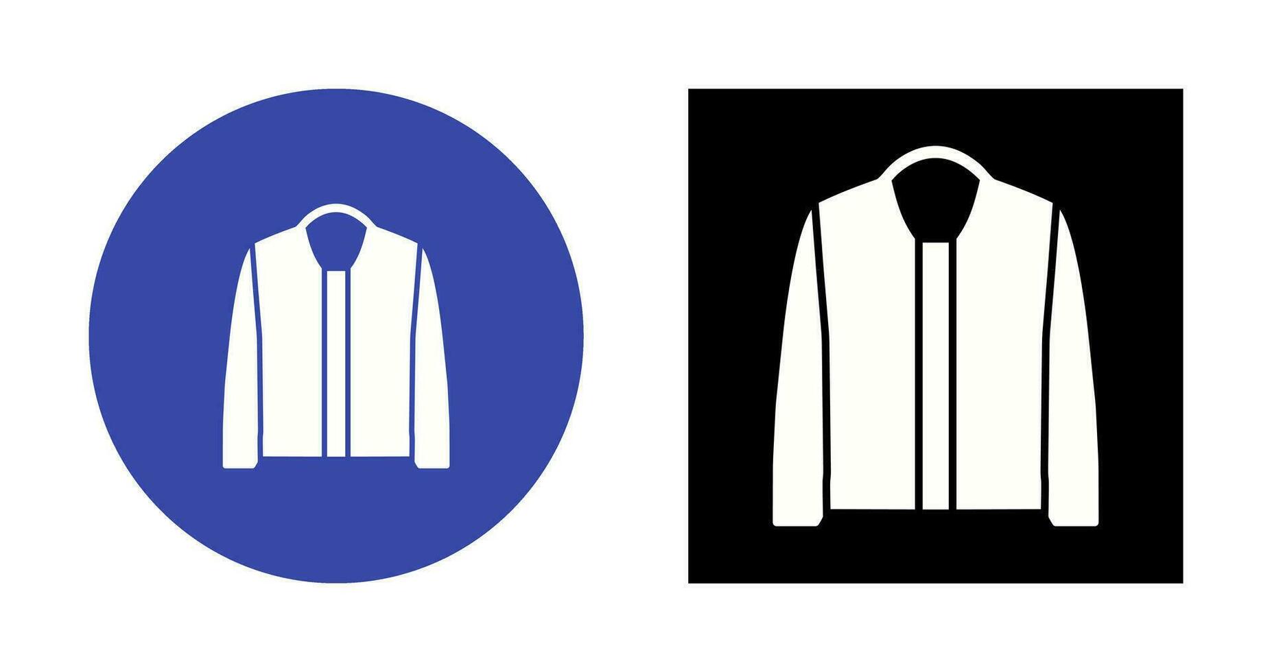 icono de vector de chaqueta