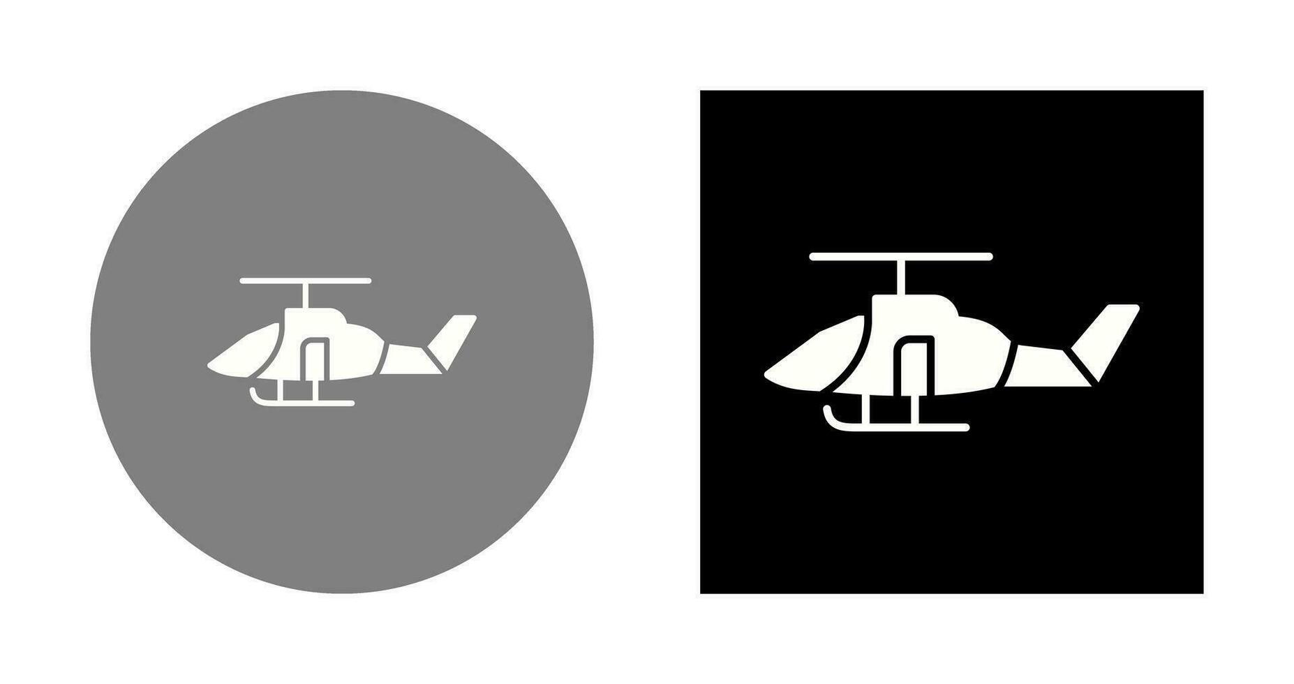 Military Helicopter Vector Icon