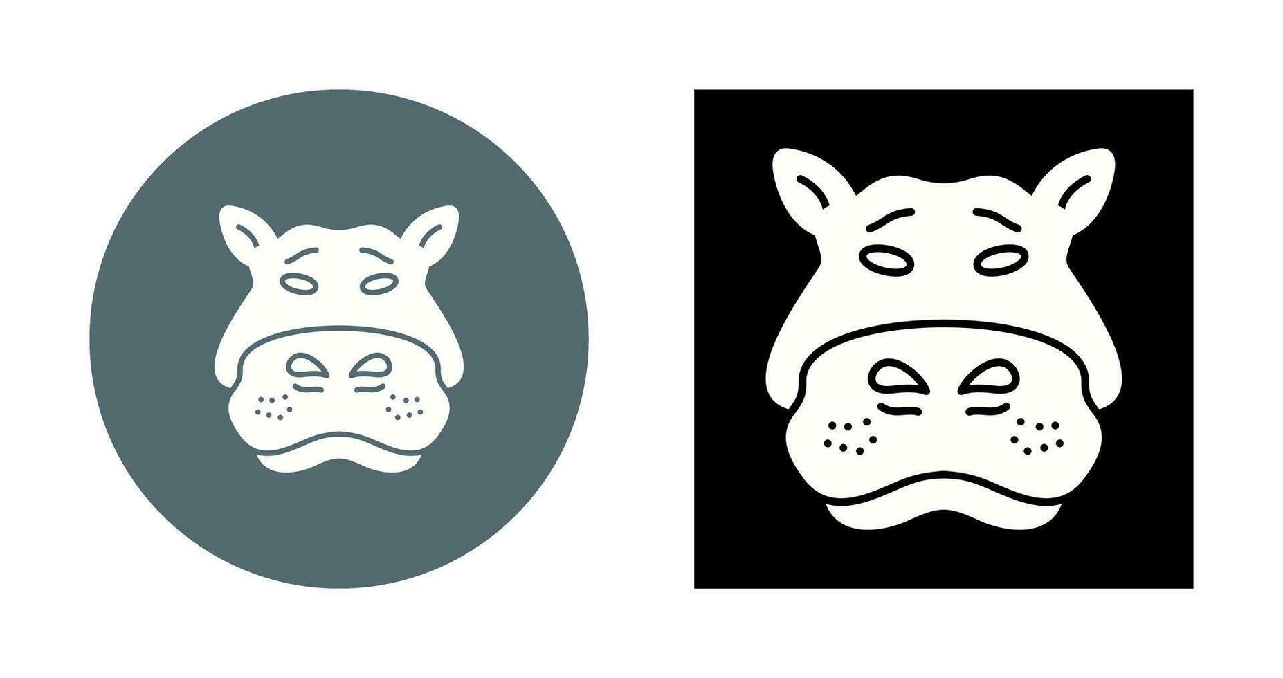 Hippo Vector Icon