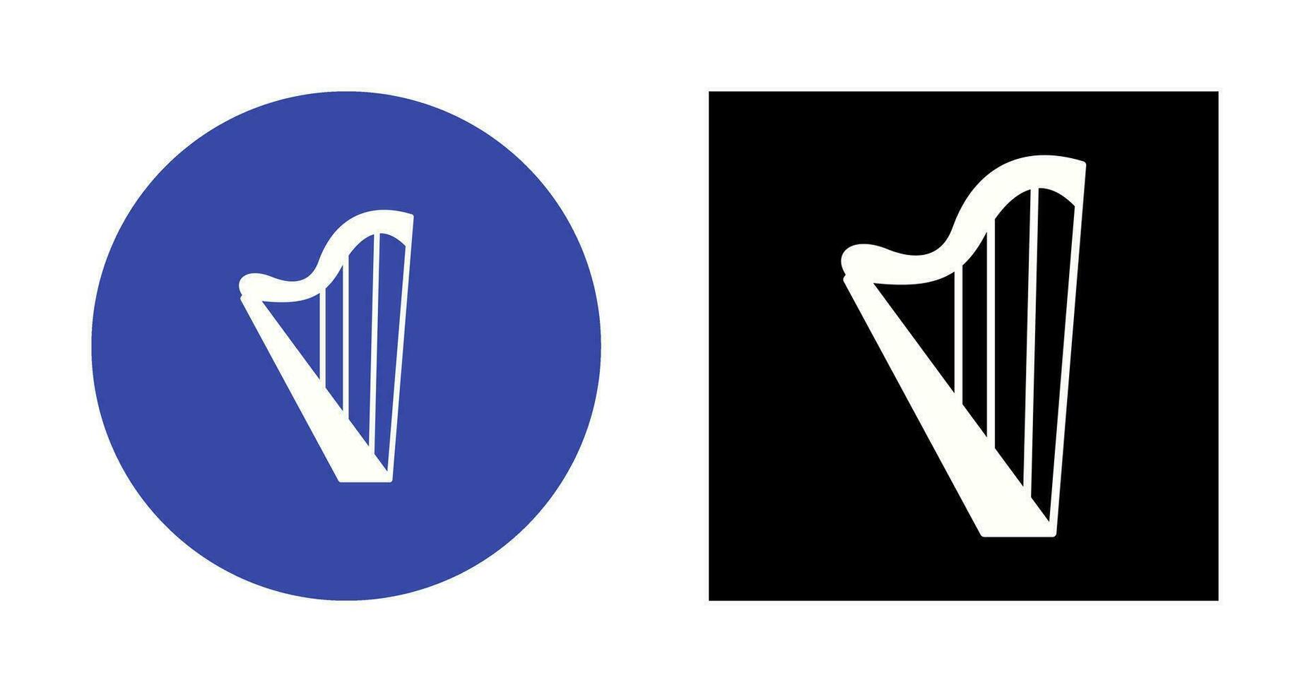 Harp Vector Icon