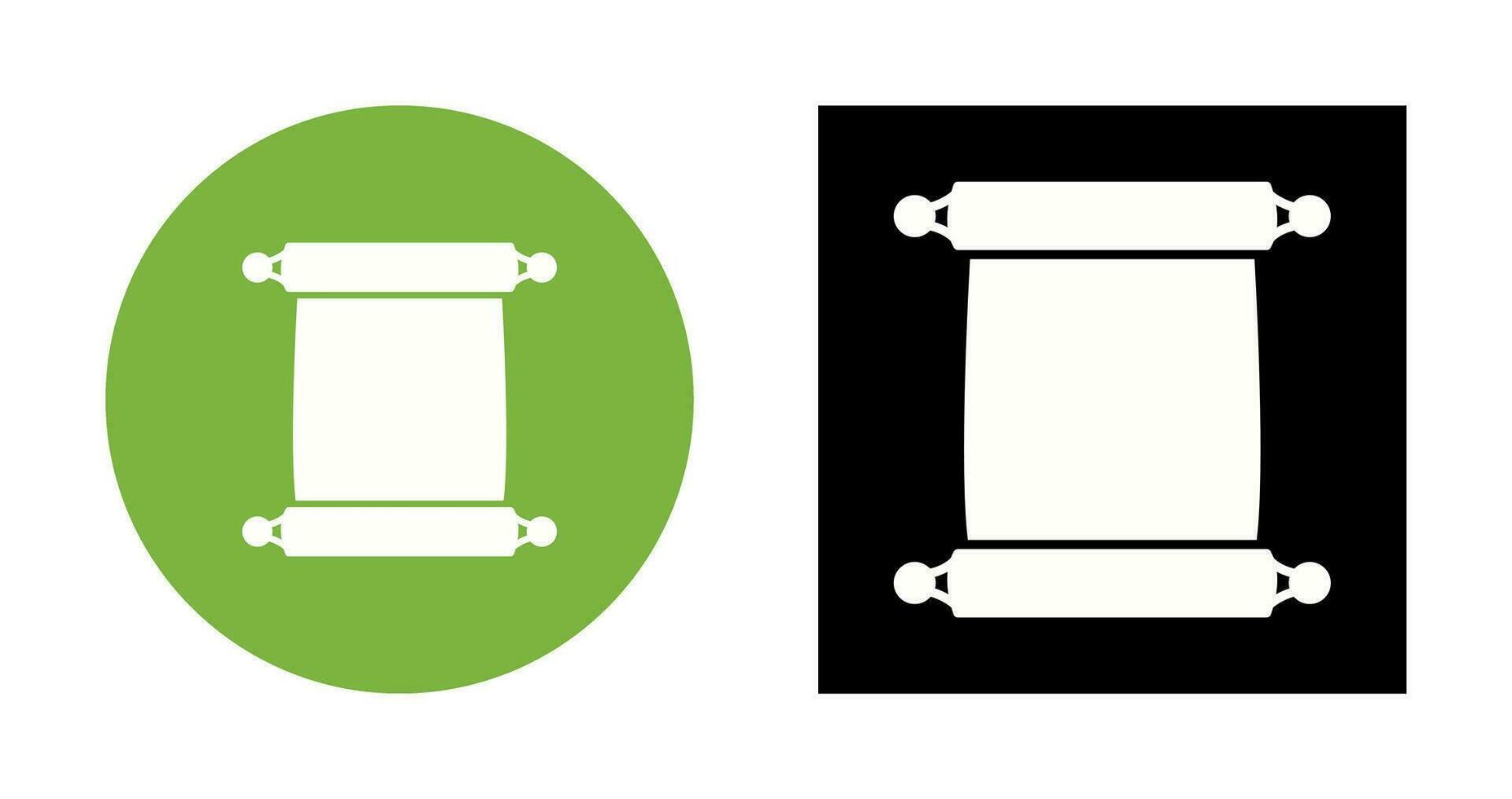 Scroll of Paper Vector Icon