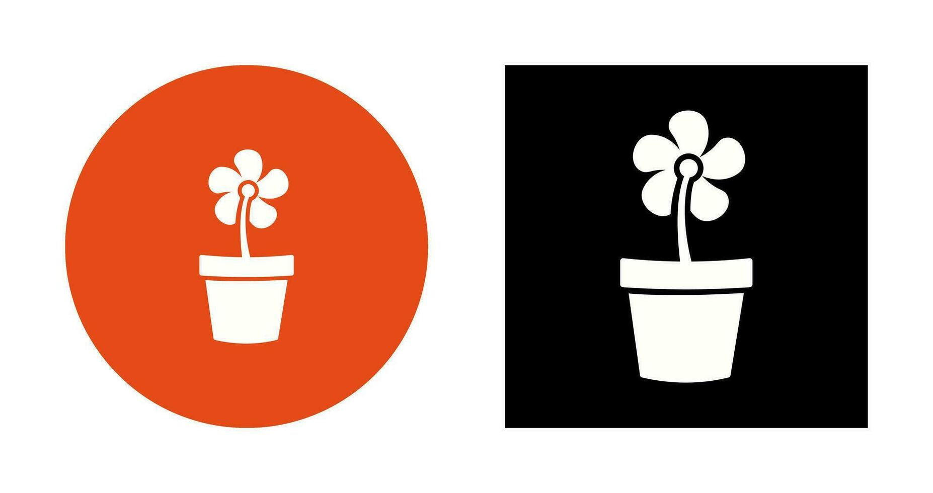 Flower Pot Vector Icon