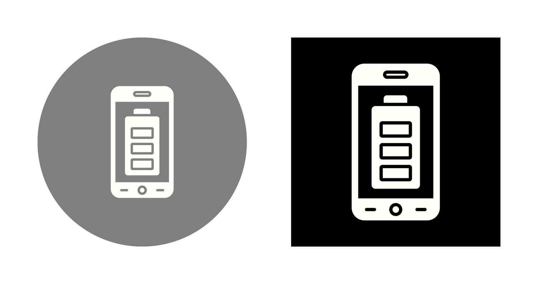 Mobile Battery Vector Icon