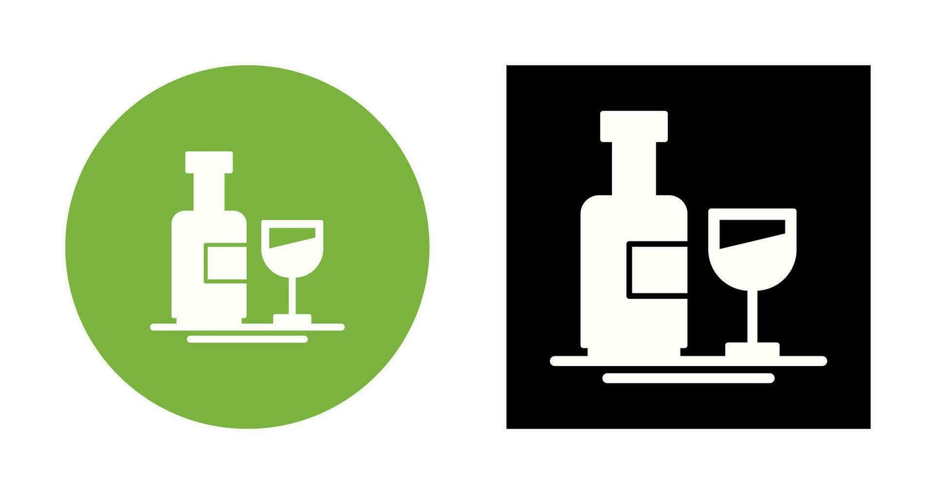 Wine Bottle Vector Icon