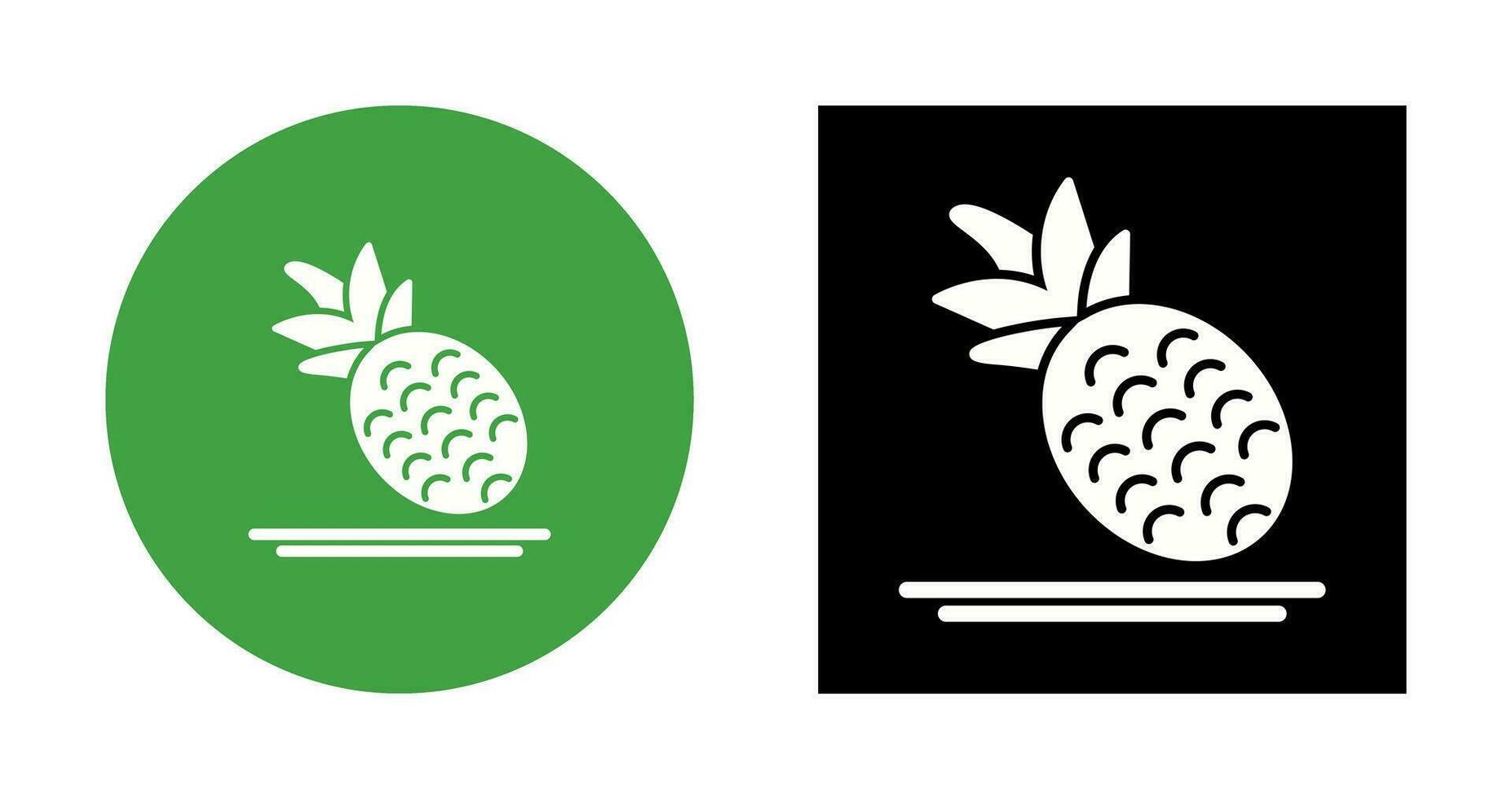 icono de vector de piña